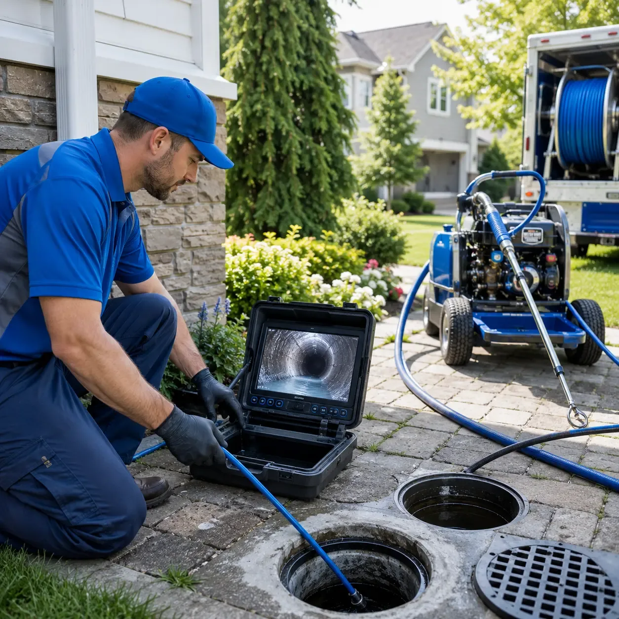 Outdoor drain cleaning professionals serving Grand Marsh, WI