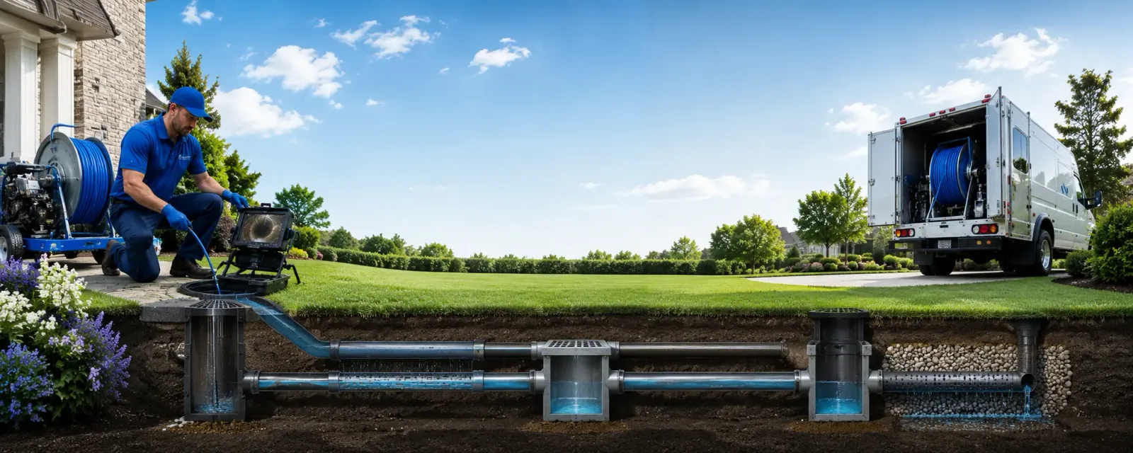 Outdoor drain cleaning information for Grand Marsh, WI